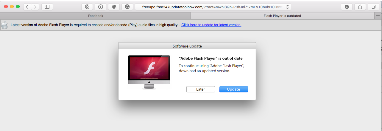 most recent adobe flash player update for mac